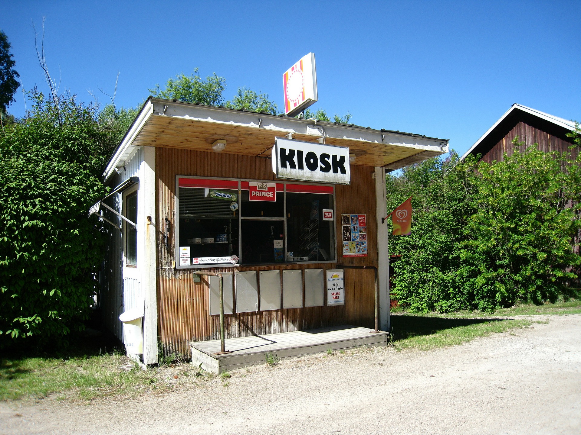 Bild von einem Kiosk